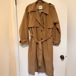 Abercrombie & Fitch Tan Trench Coat